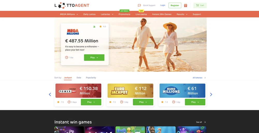 Lotto Agent desktop screenshot