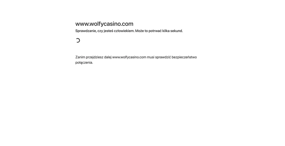 Wolfy casino desktop screenshot